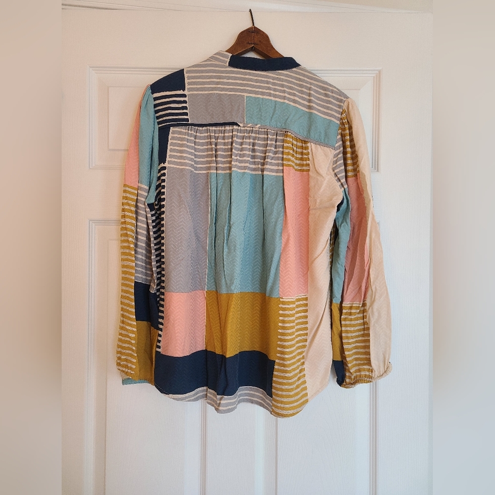 THE ODELLS Poet Blouse Size Small - Picture 5 of 6